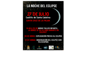 La noche del eclipse Cartel divulgativom